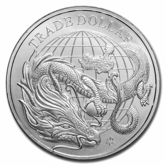 2021 St. Helena 1 oz Silver Chinese Trade Dollar (BU) 2021 St. Helena 1 oz Silver Chinese Trade Dollar (BU)