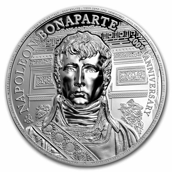 2021 St. Helena 2 oz Silver Napoleon Bonaparte 200th Anniversary 2021 St. Helena 2 oz Silver Napoleon Bonaparte 200th Anniversary