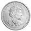 2021 St. Helena 2 oz Silver Una and the Lion BU