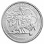2021 St. Helena 2 oz Silver Una and the Lion BU