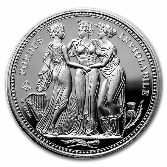 2021 St. Helena Silver £5 Three Graces (Abrasions) 2021 St. Helena Silver £5 Three Graces (Abrasions)