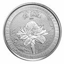 2021 St. Lucia 1 oz Silver Botanical Gardens BU