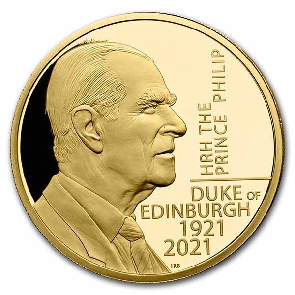 2021 The Prince Philip, Duke of Edinburgh 2 oz Gold Proof Coin