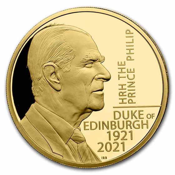 2021 The Prince Philip, Duke of Edinburgh 5 oz Gold Proof 2021 The Prince Philip, Duke of Edinburgh 5 oz Gold Proof
