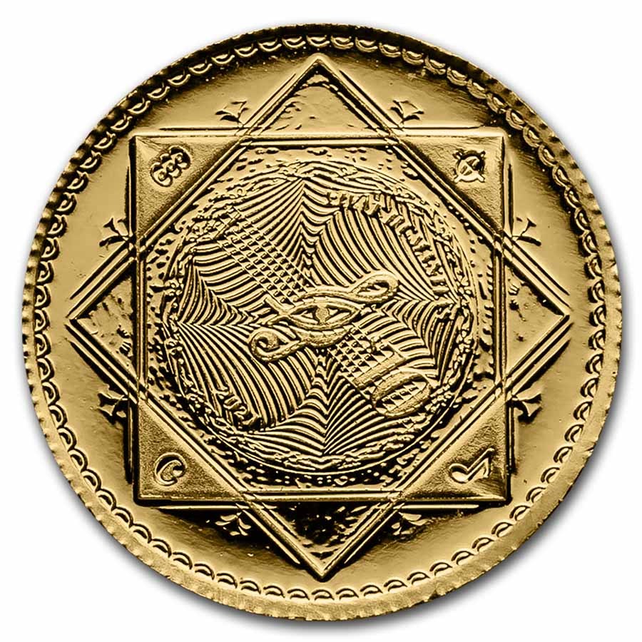 2021 Tokelau 1/10 oz Gold $10 Vivat Humanitas (Prooflike)