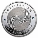 2021 Tokelau 1 oz Proof Silver $5 Equilibrium (w/ Box & COA)