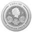 2021 Tokelau 1 oz Silver $5 Chronos BU