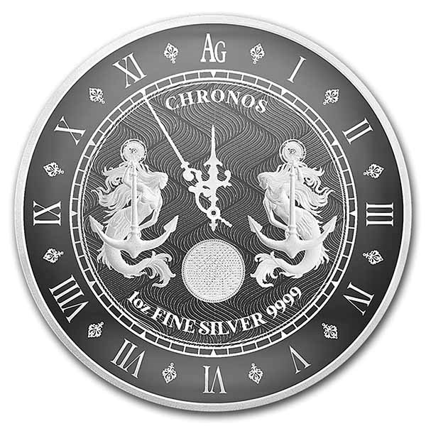 2021 Tokelau 1 oz Silver $5 Chronos (Prooflike)