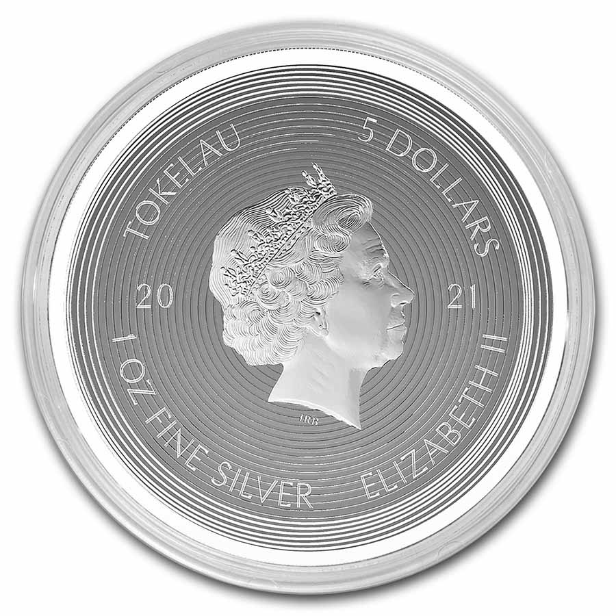 Buy 2021 Tokelau 1 oz Silver $5 ICON Mona Lisa (Prooflike) | APMEX
