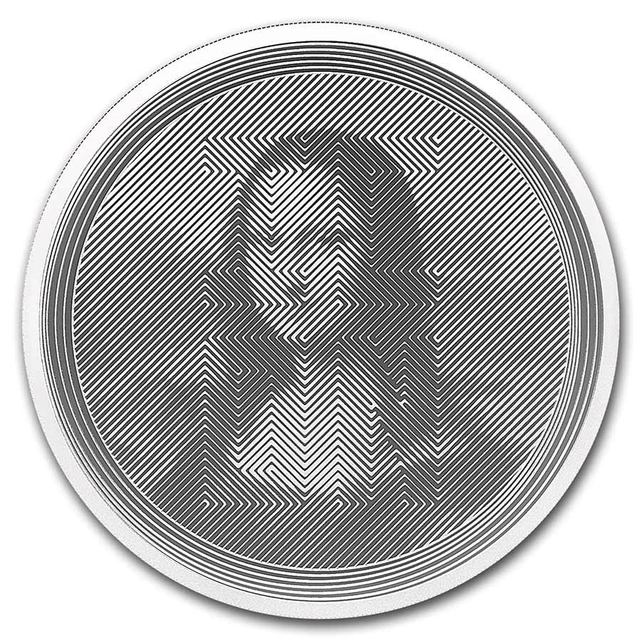 2021 Tokelau 1 oz Silver $5 ICON Mona Lisa (Prooflike)