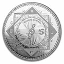 2021 Tokelau 1 oz Silver $5 Vivat Humanitas (Prooflike)