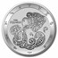 2021 Tokelau 1 oz Silver $5 Zodiac Series: Aquarius BU (TEP)