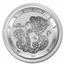 2021 Tokelau 1 oz Silver $5 Zodiac Series: Aquarius BU