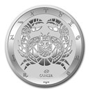 2021 Tokelau 1 oz Silver $5 Zodiac Series: Cancer BU 2021 Tokelau 1 oz Silver $5 Zodiac Series: Cancer BU