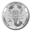 2021 Tokelau 1 oz Silver $5 Zodiac Series: Scorpio BU