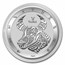 2021 Tokelau 1 oz Silver $5 Zodiac Series: Taurus BU