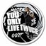 2021 TUV 1/2 oz Silver 007 James Bond Movie: You Only Live Twice