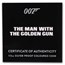 2021 TUV 1/2 oz Silver 007 James Bond The Man with the Golden Gun