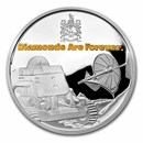 2021 TUV 1 oz Ag 007 James Bond 50th Anniv Diamonds Are Forever