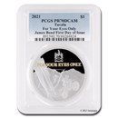 2021 TUV 1 oz Silver 007 James Bond For Your Eyes Only PR-70 PCGS 2021 TUV 1 oz Silver 007 James Bond For Your Eyes Only PR-70 PCGS