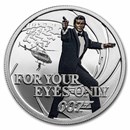 2021 Tuvalu 1/2 oz Silver 007 James Bond For Your Eyes Only