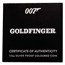 2021 Tuvalu 1/2 oz Silver 007 James Bond Movie: Goldfinger