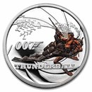 2021 Tuvalu 1/2 oz Silver 007 James Bond Movie: Thunderball