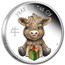 2021 Tuvalu 1/2 oz Silver Lunar Baby Ox Proof (Colorized)