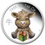 2021 Tuvalu 1/2 oz Silver Lunar Baby Ox Proof (Colorized)