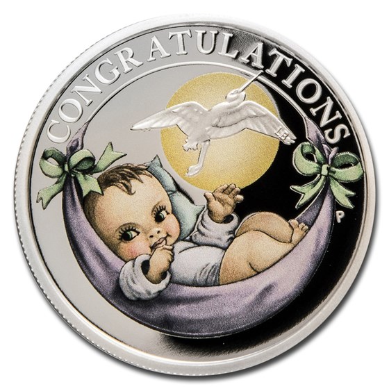 2021 Tuvalu 1/2 oz Silver Newborn Proof 2021 Tuvalu 1/2 oz Silver Newborn Proof