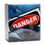 2021 Tuvalu 1 oz Ag Australian Stingray Deadly and Dangerous Prf