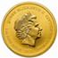 2021 Tuvalu 1 oz Gold Black Flag (The Red Flag Fleet)