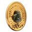 2021 Tuvalu 1 oz Gold Laughing Buddha Jade Proof