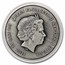 2021 Tuvalu 1 oz Silver Antiqued Gods of Olympus (Poseidon)