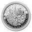 2021 Tuvalu 1 oz Silver Black Flag (The Red Flag Fleet)