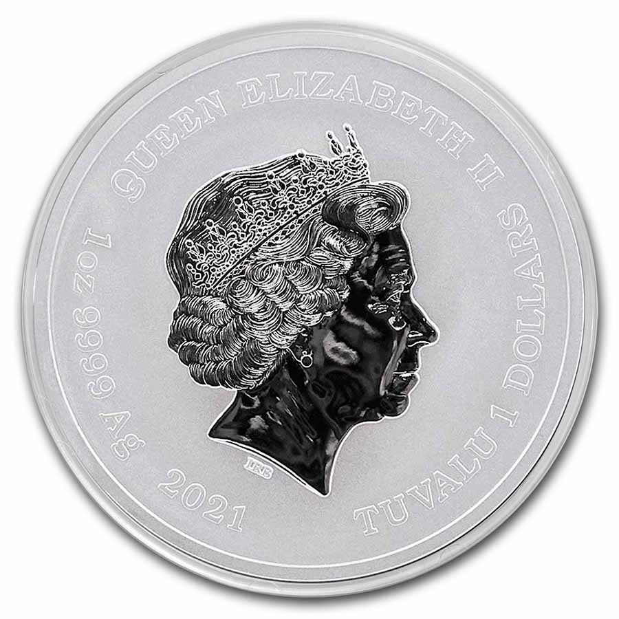 Buy 2021 Tuvalu 1 oz Silver Gods of Olympus BU (Poseidon) | APMEX
