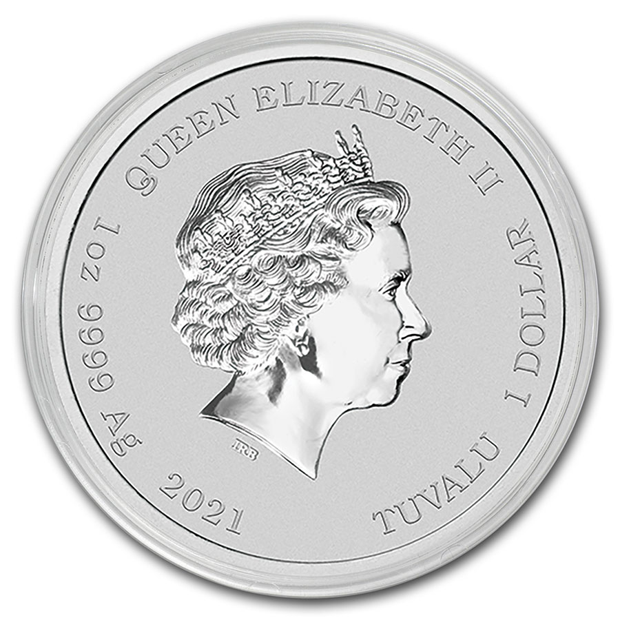 Buy 2021 Tuvalu 1 oz Silver James Bond 007 BU | APMEX