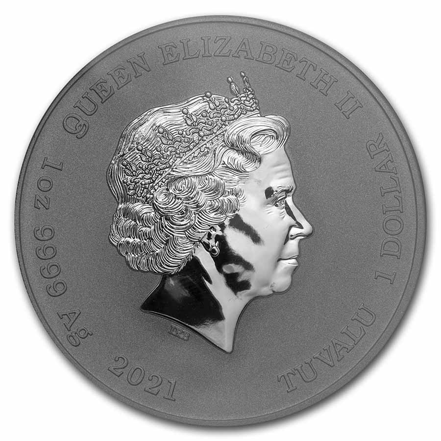 Buy 2021 Tuvalu 1 oz Silver The Red Flag Fleet MS-70 | APMEX