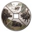 2021 Tuvalu 1 oz Silver Year of the Ox Quadrant Proof