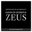 2021 Tuvalu 5 oz Silver Antique Gods of Olympus (Zeus)