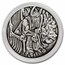 2021 Tuvalu 5 oz Silver Antiqued Gods of Olympus (Hades)