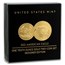 2021-W 1/10 oz Proof Gold Eagle Designer Set (Box & COA, Signed)