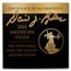 2021-W 1/10 oz Proof Gold Eagle Designer Set (Box & COA, Signed)