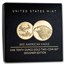 2021-W 1/10 oz Proof Gold Eagle Designer Set (w/Box & COA)