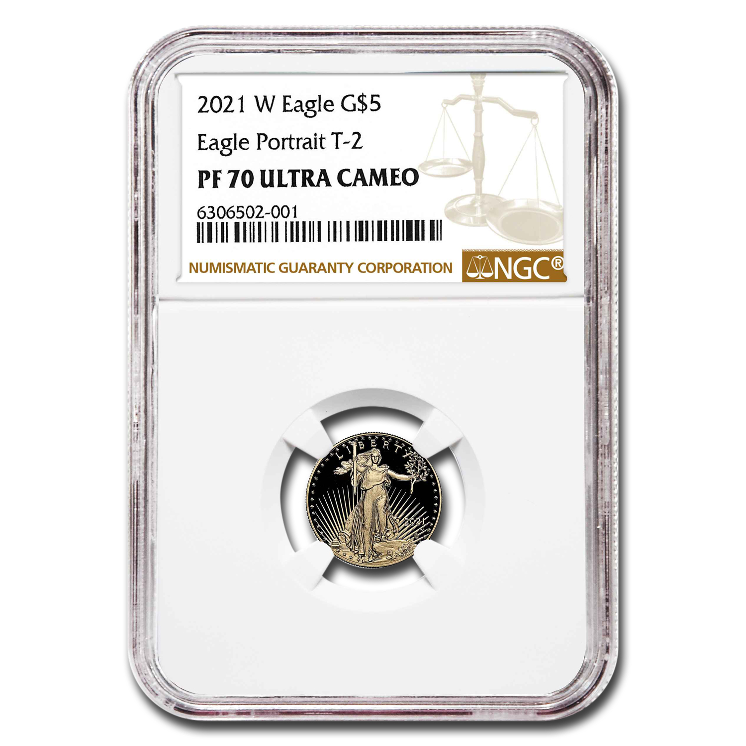 2021-W 1/10 oz Proof Gold Eagle T2 PF-70 UCAM NGC | eBay