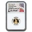 2021-W 1/10 oz Proof Gold Eagle (Type 1) PF-70 NGC (Everhart)