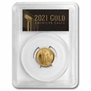 2021-W 1/4 oz Proof Gold Eagle (T2) PR-70 PCGS (FDI, Black Label) 2021-W 1/4 oz Proof Gold Eagle (T2) PR-70 PCGS (FDI, Black Label)