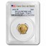 2021-W 1/4 oz Proof Gold Eagle (Type 2) PR-70 PCGS (FDI)