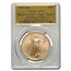 2021-W 1 oz Burnished Gold Eagle Type 2 SP-70 PCGS (FD Gold Foil)
