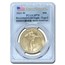 2021-W 1 oz Burnished Gold Eagle Type 2 SP-70 PCGS (First Strike)